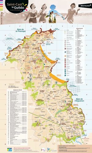 Plan de ville de Saint-Cast le Guildo