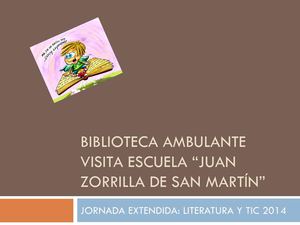 Escuela Juan Zorrilla De San Martín