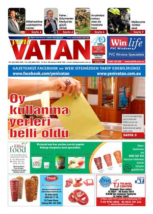 Yeni Vatan Turkish Newspaper Issue No: 1754