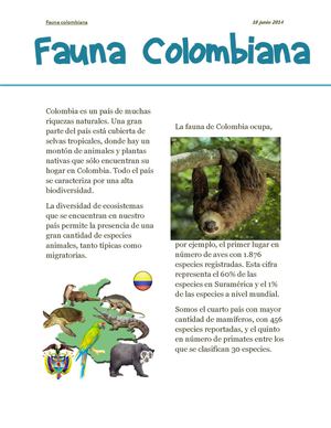 Periódico Virtual - Fauna Colombiana