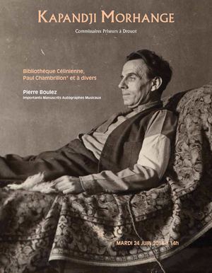 Bibliothèque célinienne de Paul CHAMBRILLON [Louis-Ferdinand CELINE]
