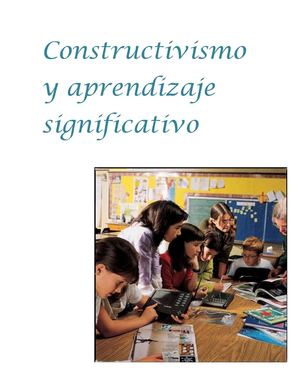 Constructivismo y aprendizaje significativo