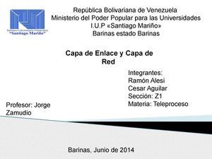 Red Santiago Mariño Barinas