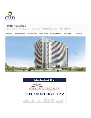CHD Resortico Sector 34, Sohna Road Gurgaon