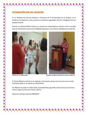 FACULTAD  CIENCIAS SOCIALES Y HUMANAS- UNIGUAJIRA