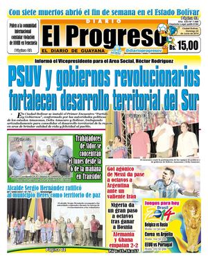 DIARIO EL PROGRESO EDICIÓN DIGITAL 22-06-2014