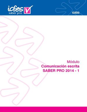 Pruebas Saber pro modulo de comunicación escrita