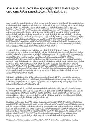 MẸO CHỌN ÁO PULL NAM LÀM CHO CHE ĐI KHUYẾT ĐIỂM
