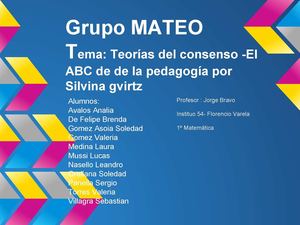 Teorías del consenso