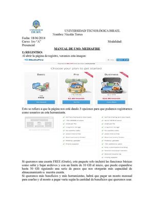 Manual de uso: Mediafire