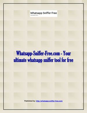 Whatsapp-Sniffer-Free.com - Your ultimate whatsapp sniffer tool for free