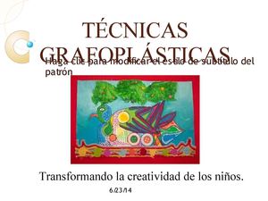 TÉCNICAS GRAFOPLÁSTICAS