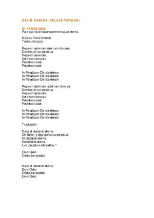 DAVID ANANDA (DELUXE VERSION)