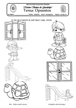 TEMA: LOS OPUESTOS
