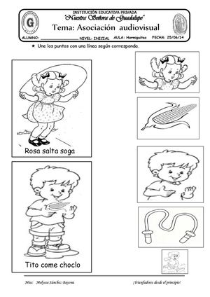 TEMA: ASOCIACIÓN AUDIOVISUAL