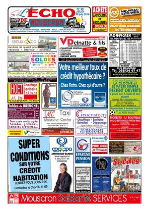 Echo de Mouscron - sem. 26/2014