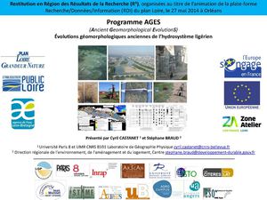 C. Castanet -  4 journées de Restitution en Région des Résultats de la Recherche