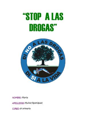 Stop a las drogas - María 6º