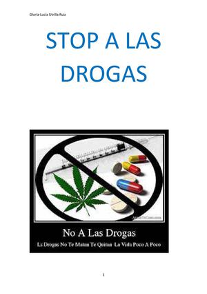 Stop a las drogas - Gloria 6º