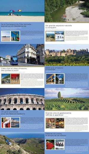 Carte Touristique du Languedoc-Roussillon
