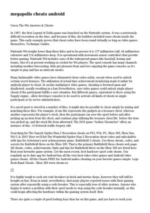 megapolis cheats android