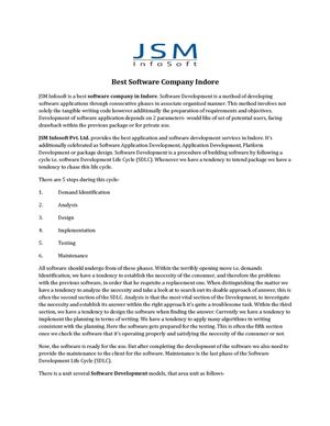 software company in Indore | JSM Indore