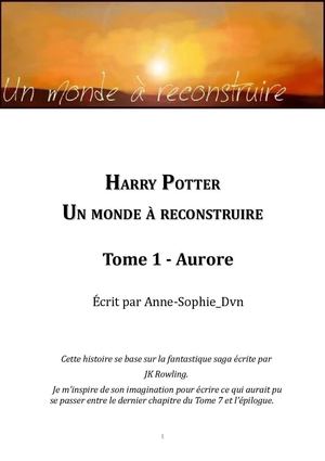 Harry Potter - Un monde à reconstruire