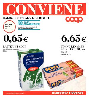 Volantino Coop Campania 26giu-9lug