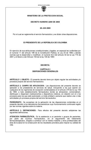 Decreto 2200 Jun-2005