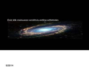 ESPAZIOA ZEANURI 2014