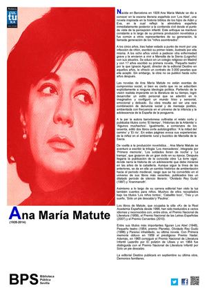 Ana María Matute (1925-2014)