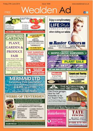 Wealden Advertiser 27/06/2014