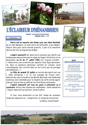 L'éclaireur juillet 2014