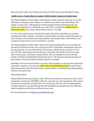 traffic lawyer of Gloucester County