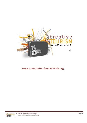  creative tourism