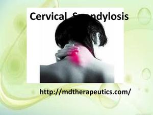 Cervical spondylosis