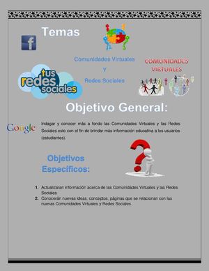 Comunidades Virtuales y Redes Sociales