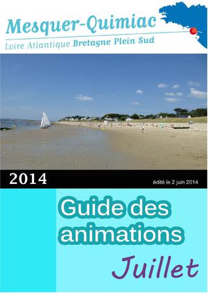 Animations Juillet 2014 // Office de Tourisme de Mesquer-Quimiac