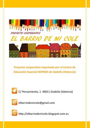 MEMORIA PROYECTO "EL BARRIO DE MI COLE"