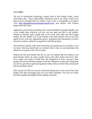 Love online