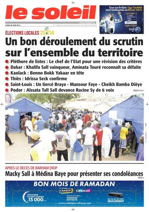 Edition du 30 Juin 2014