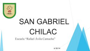 Presentación San Gabriel Chilac.