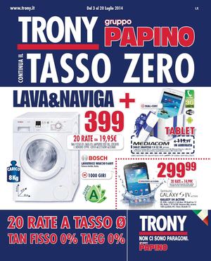 Volantino Papino dal 3 al 20 luglio 2014