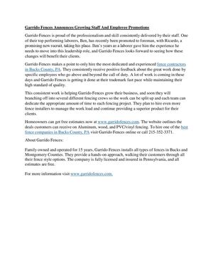 Fence Contractors in Bucks County, PA