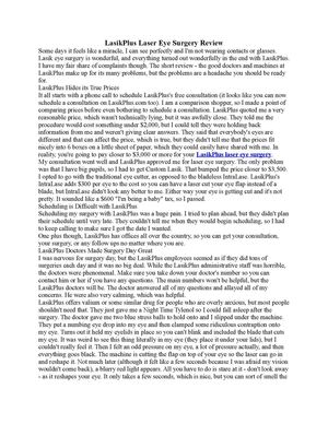 LasikPlus Laser Eye Surgery Review