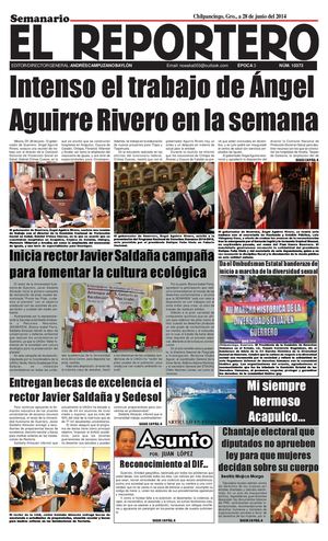 Semanario El Reportero 28 de junio de 2014