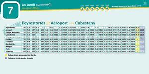 Ligne 7 - Aéroport Perpignan / Centre ville Perpignan