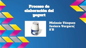 PROCESO DE ELABORACION DEL YOGURT
