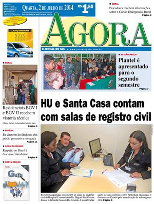 Jornal Agora - Edição 10879 - 2 de julho de 2014