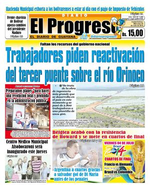 DIARIO EL PROGRESO EDICIÓN DIGITAL 02-07-2014